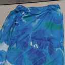 Women's Floral Print Mesh Long Skirt High Waisted Bodycon Pencil Maxi Skirts (Medium)