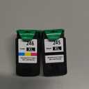245XL 246XL Ink Cartridge Replacement for Canon PG-245XL CL-246XL PG-245 245 246 XL Combo Pack for PIXMA MG2525 MG3022 MX490 TS202 TS3322 TR4520 TS302 Cannon Printer Ink Cartridges (1 Black,1 Color)
