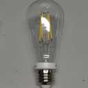 Feit Electric Indoor/Outdoor and Non-Dimmable LED Bulb with Exposed Filament and Motion Sensor Activation (Works in The Dark Only) ST19 on E26 Base, 60W Equiv, 5000K, Daylight - ST19CL950CA/MM/FILED