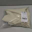 RYB HOME Short Curtains for Small Window, Summer Heat Light Blocking Privacy Protection Curtains for Sunroom Laundry Room Stair Window, Width 52 by Length 36, Beige, Set of 2