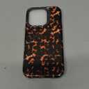 Jusy Compatible with MagSafe Brown Tortoise Shell Print Phone Case for iPhone 14 Pro, Amber Trendy Luxury Magnetic Soft TPU and Hard PC Protective Phone Cover for Women Girls - Turtle Shell