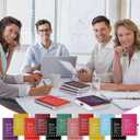 36 Set Team Gifts for Employee Appreciation Gifts for Coworkers Inspirational Notebook with Sticky Notes Motivational Journals Notepads for Staff Valentines(Colorful)