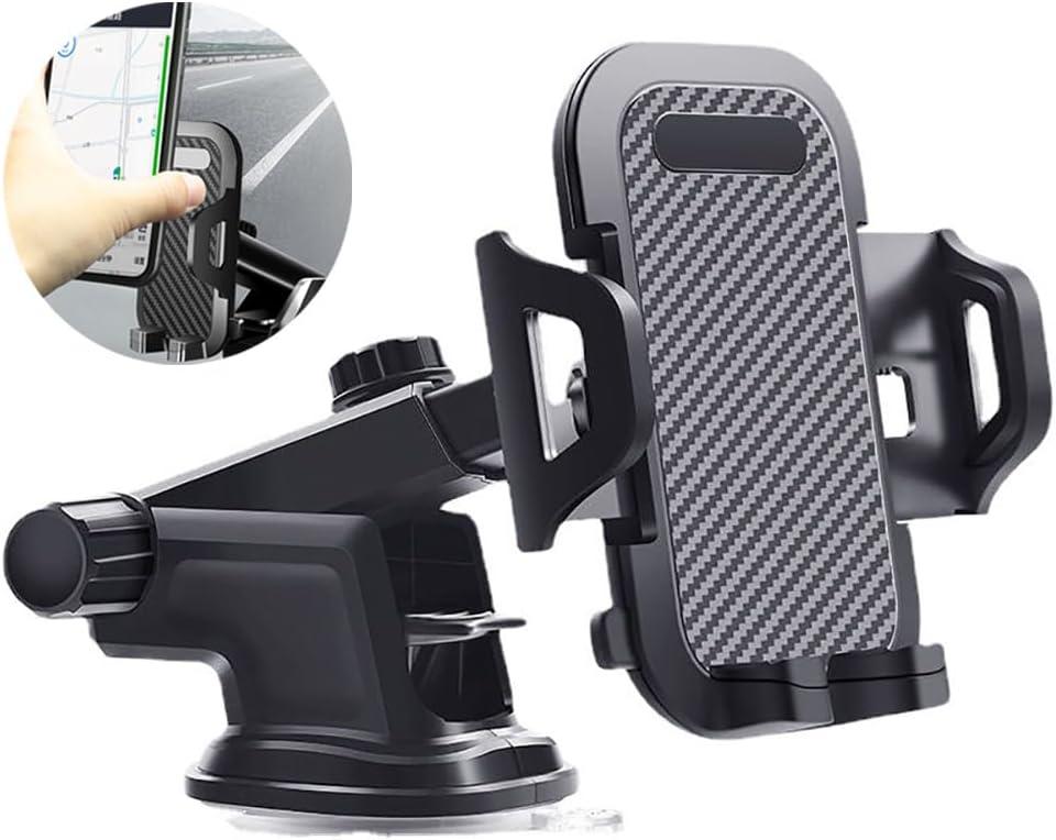 Car Phone Holder 360 Rotation Phone Holders for Your Car Quick Release Adjustable Car Phone Mount Dashboard for iPhone16/iPhone15/iPhone 15 Plus All Smartphone