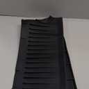 24 Inch Longer Faucet Mat for Kitchen Sink, 5 Slope Fast Self-draining, Kitchen Sink Splash Guard Silicone Sink Faucet Mat Splash Guard Kitchen Sink Area Tidy Splash Faucet Guard Draining Mat (Black), 24" x 5.5"