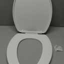 Little2Big Toilet Seat with Built-In Toddler Potty Training Seat, Slow Close, Easy to Install, Made in USA, ELONGATED, White