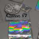 34pcs Dancing Queen Party Decorations 17,Dancing Queen Banner,Silver 17th Birthday Tiara and Sash,Balloons,Disco Hanging Swirls,Butterfly,Candles and Cake Topper,Tablecloth for 17 Birthday