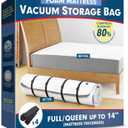 Vacuum Mattress Bag for Memory Foam and Latex - Sealed for Easy Movement, Transport and Storage (Queen/Full/Full-XL)