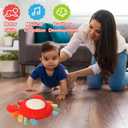 2 x Crawling Crab Baby Toys 6-12 Months - Projection Musical Toys for Babies 0-6 6-12 Months Infant Tummy Time Toys to Sleep Aid Soothers Baby Toys 3 4 5 6 7 8 9 10 11 12 Months Girls Boys Birthday Gifts