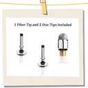 Mixoo Capacitive Stylus Pen, Disc & Fiber Tip 2 in 1 Series, High Sensitivity and Precision, Universal for ipad, iPhone, Tablets and Other Touch Screens, Model: Rose Gold