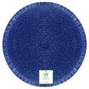 HDO 4 Pack Fringe Placemat Blue