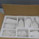 8 Pack Ceramic Bud Vase, White Ceramic Vase Modern Mini Bud Vase in Bulk for Centerpieces, Small White Vase for Flowers Pampas Grass, Wedding, Home