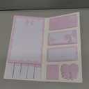 12 Pack Pink Bow Sticky Notes Set Pink Post It Notes Pinks Sticky Note for Scrapbook Notebook Laptop Gifts Wrapping Birthday Baby Shower Party Favor