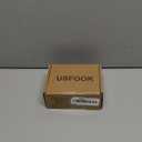 2 Pack Curtain Holdbacks, USFOOK Decorative Window Drapery Tiebacks (2 Pack/1 Pair), Curtain Tie Back Hooks for Wall with Gold Translucent Finials (3.95" L x 3.4" W)