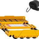 Heavy-Duty Adjustable Dolly Cart with Elastic Strap Expands Up to 36" Wide, Supports Up to 2000 lbs for Moving Appliances, Furniture & Construction Materials with All-Terrain Durability