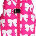 Winter Waterproof Windproof Vest Coat for Small Medium Dogs - Warm Jacket for Cold Weather (Not Suitable for Big Dogs) Rosered Butterfly XXS (XXS(Back:7.0", Chest:11.0", 2.0-3.0lbs))