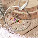 Christian Gifts for Women You are Religious Christmas Ornament 2026, Christian Ornament for Women, Inspirational Christmas Ornaments Glass Keepsake with Ribbon and Box
