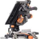 Evolution R8MTS 8-1/4" Convertible Miter/Table Saw - Multi-Function Saw - 0-45 Bevel & +/- 45 Miter - Multi-Material Cutting: Wood, Plastic, Metal - Compact, Powerful 12A Motor - TCT Blade Incl