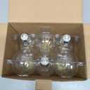 A19 LED Edison Bulbs 60W Equivalent, Energy Saving 800 Lumen Soft White E26 8W Non-Dimmable Clear 3000 Kelvin Natural Warm LED Light Bulbs, Antique House Lights, 6Pack