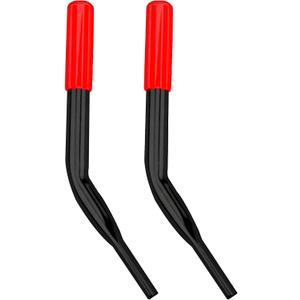 2Pcs Wheelchair Brake Extenders 8.3 Inch Bend Wheelchair Brake Extension Handles Easy to Find and Use Wheelchairs Accessories for Adults and Seniors with Limited Mobility (Red)