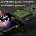 2 x for Samsung Galaxy S23 Plus Case,with Camera Cover + 360Kickstand