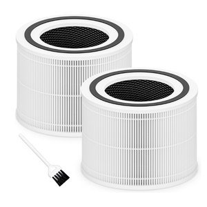 Core 300 Replacement Filter for LEVOIT Core 300, Core 300S and Core 300P Air Purifier, 3in1 H13 True HEPA Filter Replacement, Compared to Part # Core 300RF, 2 Pack, White