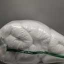 CULVE Bed Pillows Standard Size Set of 4-20x26 Flat Pillows for Sleeping Thin, Medium Support Soft Down Alternative Filling for Side Stomach Back Sleeper (White)