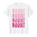Boone Personalized Name I Love Boone T-Shirt, Size S