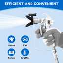 5Pcs Sprayer Tips, Airless Paint Sprayer Tips, Paired with Wooden Base and Black Portable Bag for Easy Storage(109,213,315,413,621)