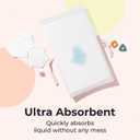 Peekapoo X-Large (30"x18") Disposable Changing Pads for Baby Portable Changing Pad Liners for Mess Free Travel, Ultra Absorbent, Waterproof and Super Soft, 50 Count