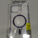 WOGROO for iPhone 14 Case, [Compatible with MagSafe], Magnetic Kickstand Case for Women Girls, Case for iPhone 13, 6.1", Clear Purple