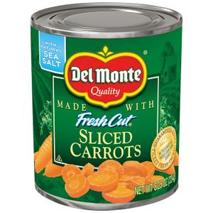 Del Monte Sliced Carrots, 8.25 Oz (EXP 12/28/26)