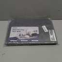 Kitsure Dish Drying Mat - 2-Pack Washable Microfiber Drying Mat for Kitchen Counter, 3-Layer Ultra Absorbent Pad with a Hanging Hook, 20" x 14", Dark Grey