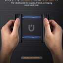 Rechargeable Hand Warmers - 2 Pack Electric Pocket Warmer, 360 Heating, 2X 5000mAh 18Hrs Long Last, 3 Settings - Camping Essentials, Hunting Gear, Christmas Stocking Stuffers, Gifts for Men, Women (Black)