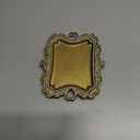 Vintage Small Gold Ring Dish, Birthday & Wedding Gifts for WomenWedding Ring Tray - 5.3 x 4.5 inches