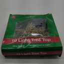 Kurt Adler 10-Light Gold Wire Treetop, 9-Inch