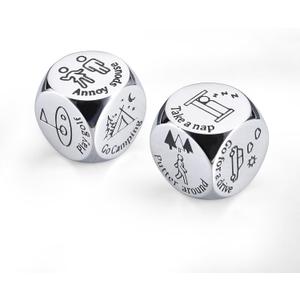 2PCS Retirement Dice Retirement Gift for Woman Man Goodbye Farewell Gifts Coworker Gift for Valentines Gifts for Him Her Work Anniversary Coworker Leaving Going Away Employee Appreciation Christmas