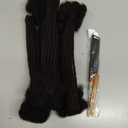 0.2cm Thickness loc Extensions Human Hair for Men/Women 10 Inch 100 Strands Human Hair Dreadlock Extensions Can Be Dyed and Bleached Soft Dreadlocks