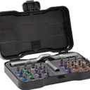 Magnetic Screwdriver Set: 24 in 1 Ratchet Mini Screwdriver Set, Multi-Function Bit Magnetic Drive Set with Detachable Ratchet Handle, Portable Precision Repair Tool Kit for Furniture Computer Bicycle