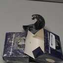 Hying 2 Pieces Ramadan Lanterns Decoration Eid-ul-fitr Table Lamp Eid Mubarak Flameless Candle Lanterns Ramadan Moon Star Lamp for Home Tabletop Decor, Sliver/Black