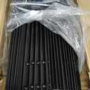 Metal Garden Fence Posts– Heavy Duty U-Post for Wire Fencing, 6 FT Black | 10 Pack No-Dig Fence Stakes for Temporary Fencing, Corner Anchor Posts, Rustproof Powder-Coated Steel for Farm, Yard & Garden