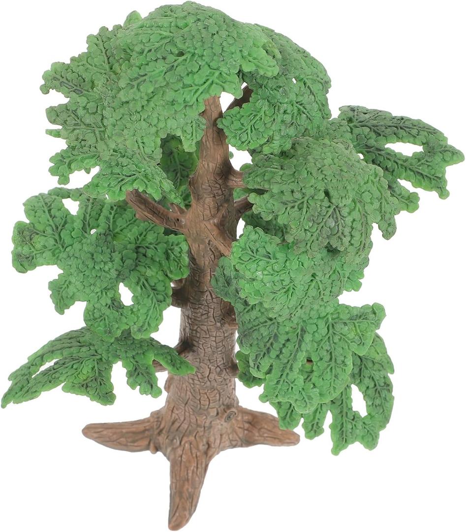 Kisangel Miniature Pine Tree Toy 9.44In Durable Plastic Model Tree for Landscape Garden Diorama Sand Table Decoration