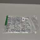 220 Pieces Iron on Letters for Clothing, 5 Sheets of White Heat Transfer Vinyl for T Shirts, A-Z Patches PU DIY Crafts Alphabets Sticker for Fabric