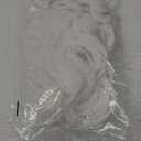 karlery Judge Colonial Wig Man Long Wave White Wig for Halloween Costume Cosplay Party