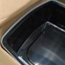 IRIS USA XX-Large High Sided Cat Litter Box, Scatter Shield, Black