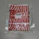 ALAGEO Christmas Valances for Windows Red Christmas Tree Christmas Kitchen Curtain Valances Rod Pocket Holiday Valances for Kitchen Window Curtain Seasonal Valance Christmas Decor 1 Panel, 42x12 Inch