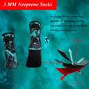 Wetsuit Socks 3mm Neoprene Diving Socks Thermal Anti-slip Scuba Socks Water Booties for Swimming Water Sports