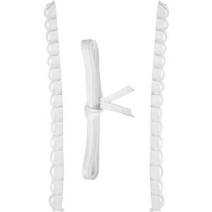 Women's Wedding Dress Corset Kit Loops Adjustable Fit Satin Corset Back Kit Lace up for Prom Dress (Loops 16in:white)