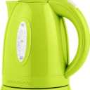 OVENTE Electric Kettle, 1.7L Fast Boiling Water Heater for Coffee or Tea, BPA Free with Water Level Gauge, Auto Shut-Off, Boil-Dry Protection, Indicator Light and Removable Filter, Green KP72G