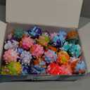 48 Pack Light Up Party Favors for Birthday, Glow in The Dark Party Supplies, Pop Fidget Toys Bulk 3D Stress Ball Toy, Squeeze Toys, Easter Filler, Classroom Prizes Stocking Stuffers for Adults Toddler