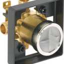 Delta Faucet R10000-UNBX MultiChoice Universal Tub and Shower Valve Body for Tub Faucet Trim Kits (Brass)